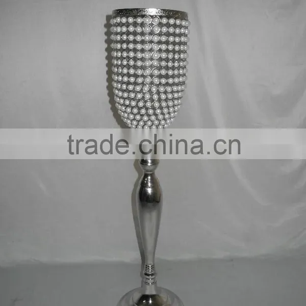 Silver Candelabra With Flower Holder photo-4