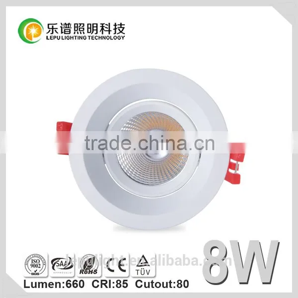 Rotatable 8w 13w Dimmable Led c Recessed Downlight With CE EMC LVD RoHS