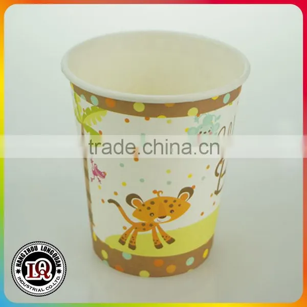 Cheap Disposable 9oz Single Wall Hot Custom Printed Paper Coffee Cups photo-3