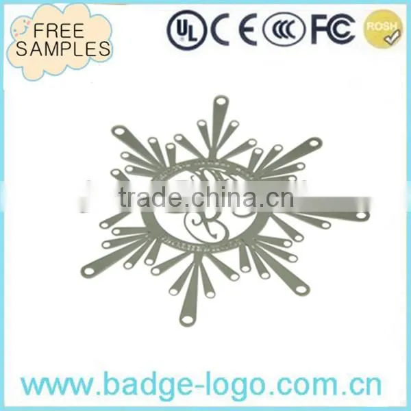 Gold Silver Snow Flake Plated Metal Bookmark Wholesale photo-2