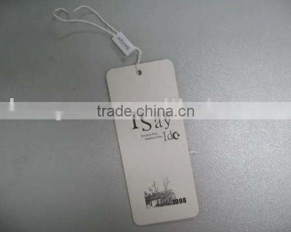 Customized Printed clothing paper hang tags design