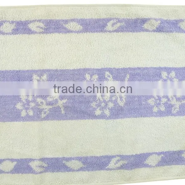 Fresh Leaf Pattern Cotton Jacquard Hand Towel photo-2