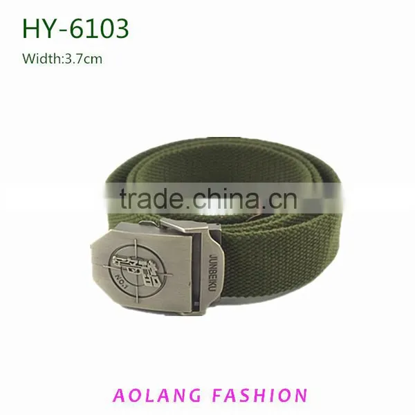 Custom Fashion Polyester Canvas Webbing Belt Manufacturer photo-2