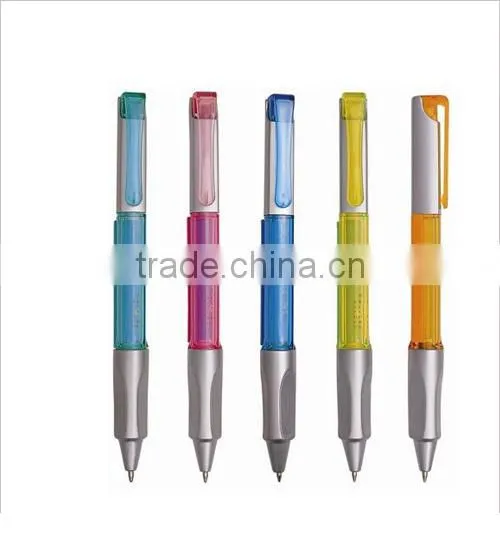 Advertising Logo Customized Plastic Banner Pen Ball Pen Multi Color Pen photo-3