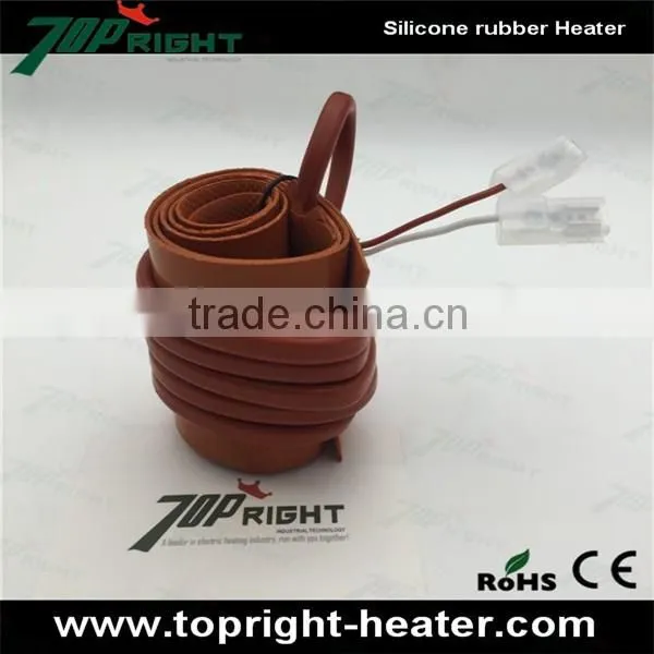 230v Electric Heating Drum Band Heater Silicone Rubber Pad Heater With Spring photo-4