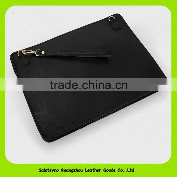 15061 Zipper Around Clutch Leather Tablet Holder for 10' Inch Ipad photo-3