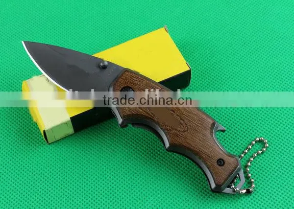 OEM Wood Handle Multi-function Pocket Knife photo-3