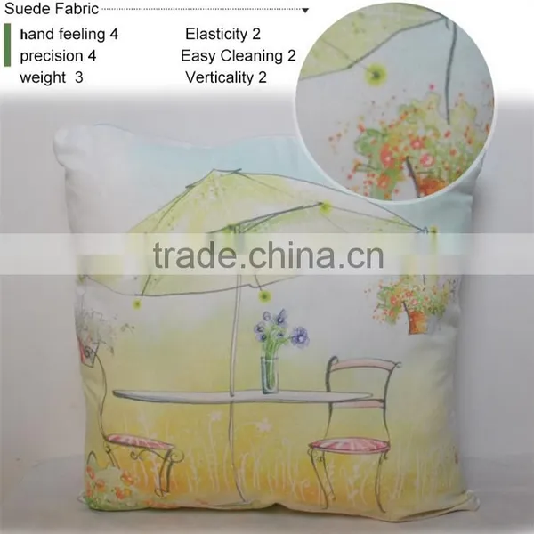 Wholesale Custom Printed Suede Sofa Cushion for Coccyx photo-6