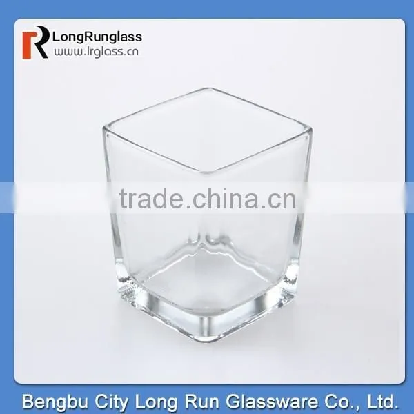 LongRun Crystal Square Candle Glassware Wholesale for Home Decor photo-2