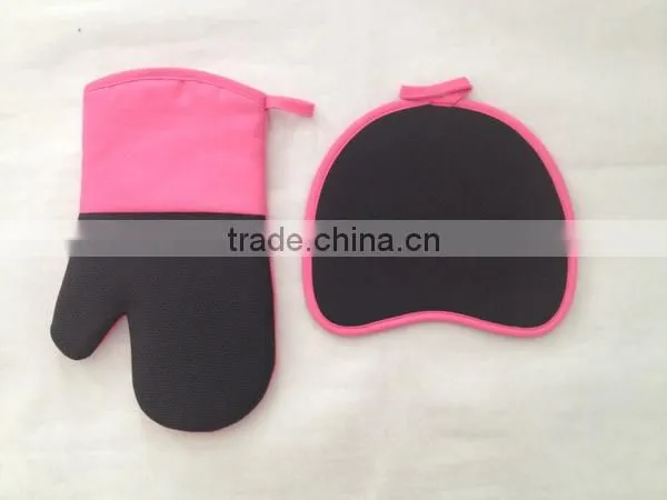Silicone Kitchen Oven Mitten Gloves for BBQ photo-2