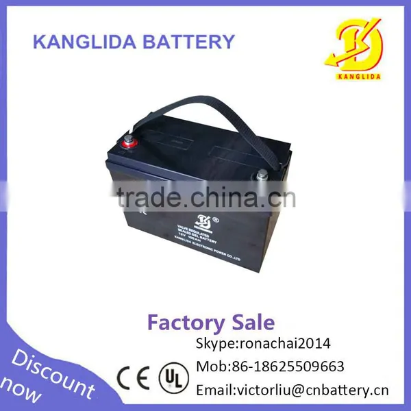 Factory Direct Sale Kanglida AGM Gel Vrla Rechargeable Battery for UPS photo-4