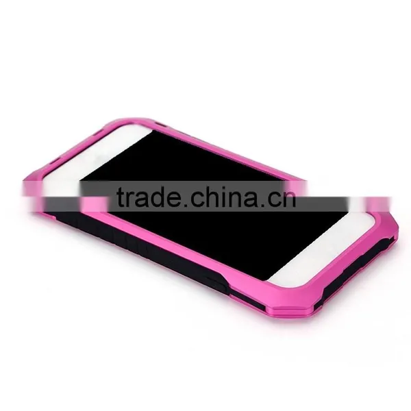 Aluminum Alloy + Silicone Hybird Armor Rugged Shockproof Phone Case photo-3