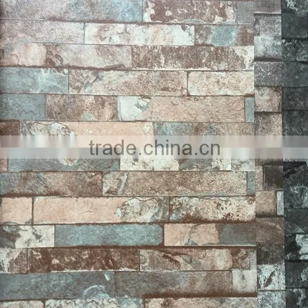 Vintage Style Brick Vinyl Wallpaper for Background Wall photo-4