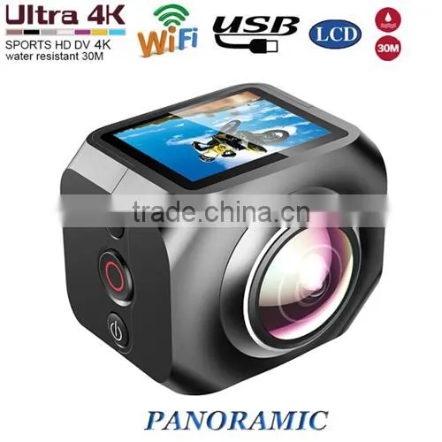 Panoramic Sport DV Action Camera Ultra HD 4K 1.5 Inch LCD IMX179 Support TF Card Storage Max 64GB photo-2
