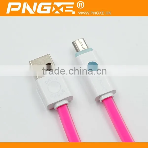 PNGXE Wholesale Colorful Durable Flat Led Cable for Ipad Cable photo-4