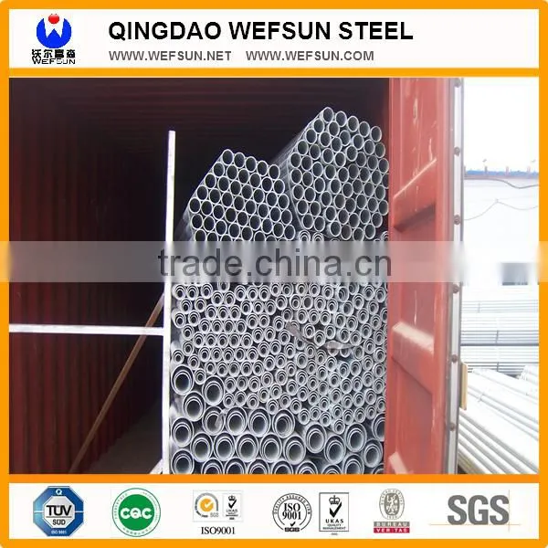 Galvanized Steel Pipe Round Shape / Galvanized Steel Tube Size/price for Sale photo-6