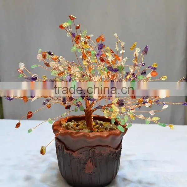 Gemstone Tree for Sale,semi Precious Stone Tree photo-3