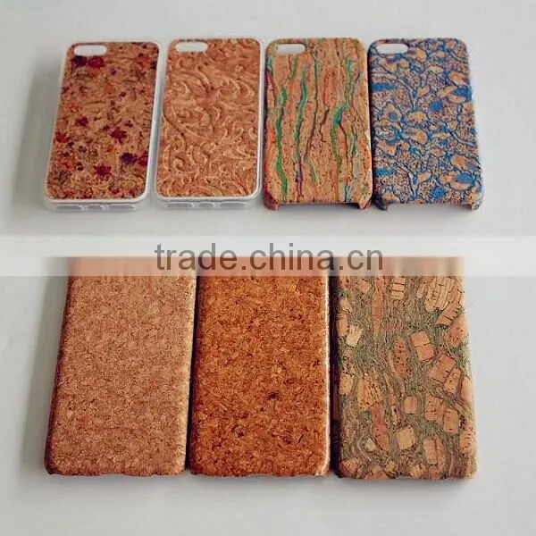 Funky Custom Rainbow Cork Skin Wood Mobile Phone Case for Apple IPhone 6