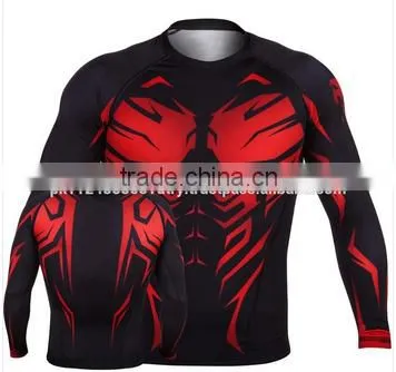Sublimation MMA Rash Guard / 3d Printed MMA Rash Gua