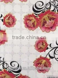 Newest Transparent Crystal Flowers Pattern Tablecloth With Straight/wave Edge photo-4