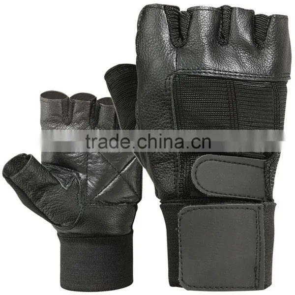 Weight Lifting Gloves, Gym Training Gloves, Fitness Exercise Long Wrist Strap Gloves