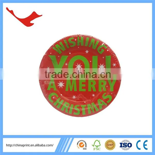 005 Christmas Custom Printed Deep Dish Dinner Plates Sauce Dish photo-4