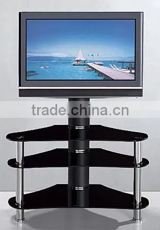 Modern 3 Tier Led Glass Tv Stand photo-3