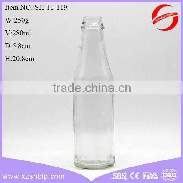 High Transparency Glass Bottle 240ml for Beverage or Empty Glass Soda Bottles photo-6