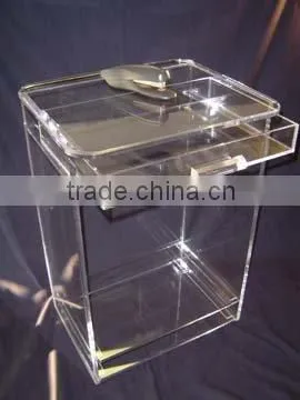 Acrylic Table Drawers and Bottom Shelf