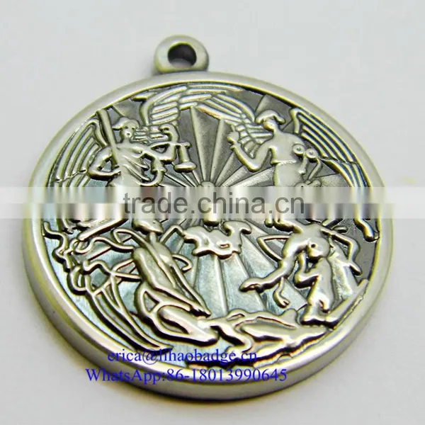 High Quality Customize Metal Coin/antique Silver/antique Bronze Coin With Eagle Logo in Any Size photo-5