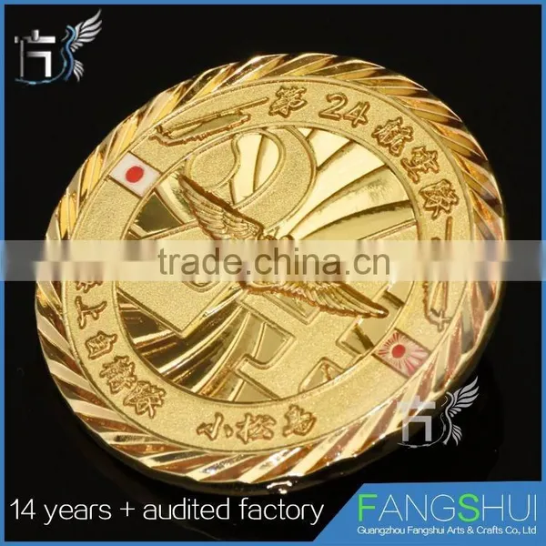 Flexible Price Sell Old Military Challenge Coins Gold Wholesale photo-2