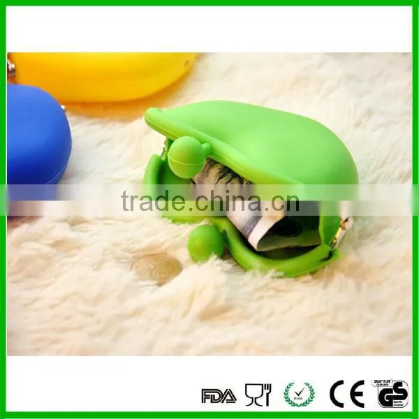 2016 Popular Silicone Heart Shape Coin Purse Small Women Wallet photo-5