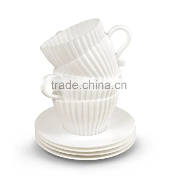 4pcs Easy Cleaning Bakeware Banana Cup Silicone Cake Mould photo-2
