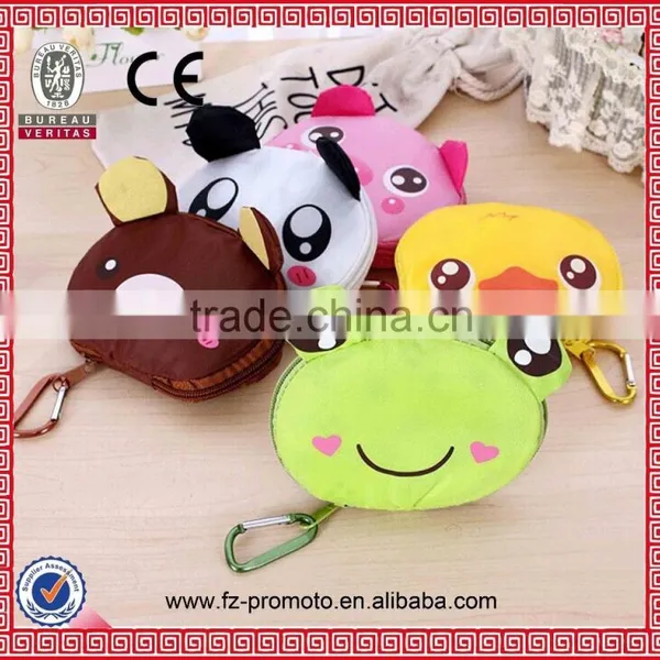 210D Polyester Foldable Shopping Bag With Adorable Animal Head Shape of Shopping Bag photo-2