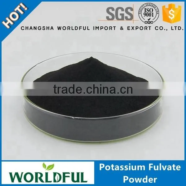 Humic Acid Potassium Fertilizer, Potassium Fulvic Acid Shiny Powder for Agricultural