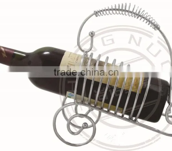 Antique Bar Tools Single Wire Red Wine Rack photo-2