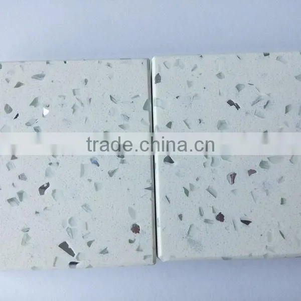 Beauty Decorative Colorful Artificial Cream Quartz Stone photo-2