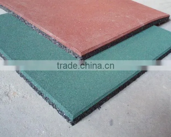 Gym Rubber Mat ,10mm-50mm Rubber Flooring Tile .rubber Floor Mat photo-2