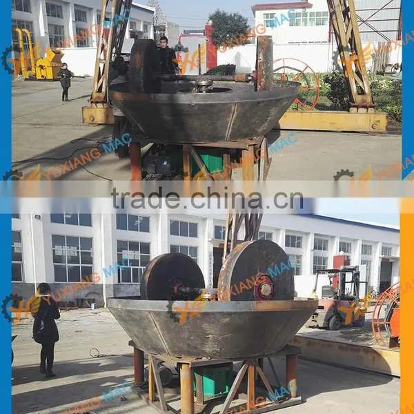 Low Investment Gold Extraction Wet Pan Mill for Gold Grinding Machine photo-2