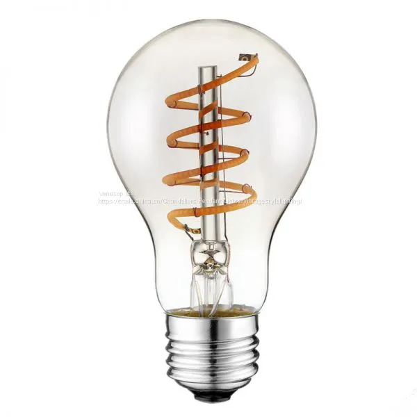 NEW Design for Decorative A19 4W Vintage Edison A60 Flexible Filament Led
