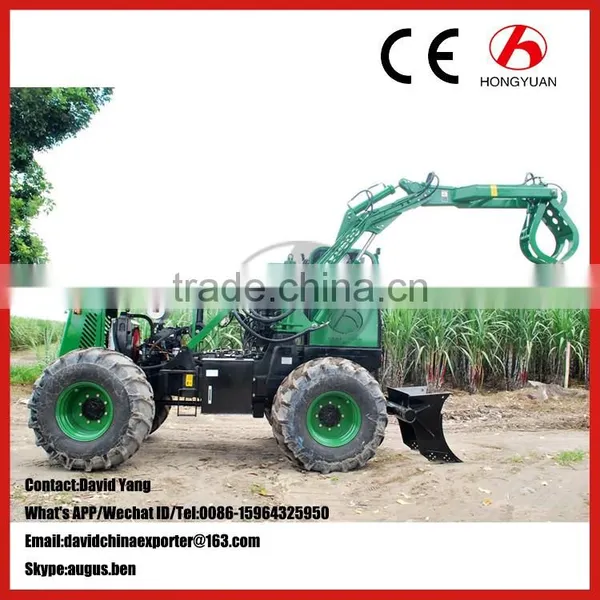 Manufacture Sale Hy-8600 110 Degree Wheel Sugarcane Loader/3 Wheel Cane Loader photo-3