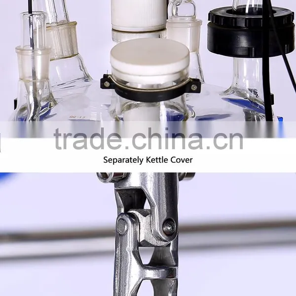 Quick Essential Chemical Double-layer Jacketed Glass Reactor photo-3