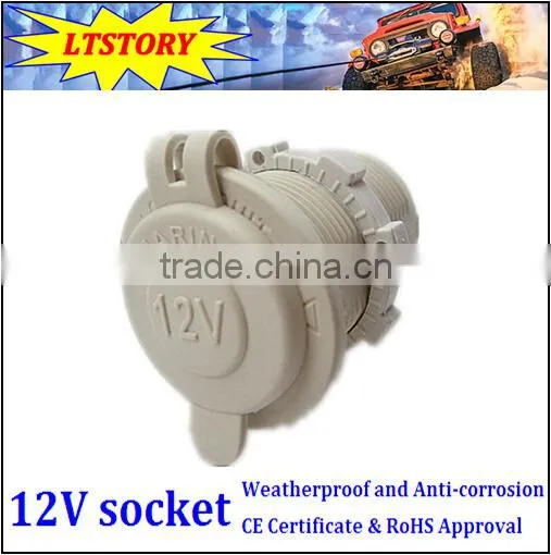 12V Black Color Waterproof Power Socket photo-2