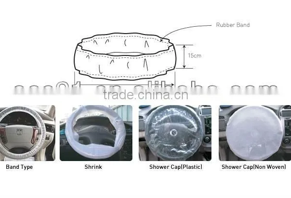 Disposable Plastic Steering Wheel Cover photo-3