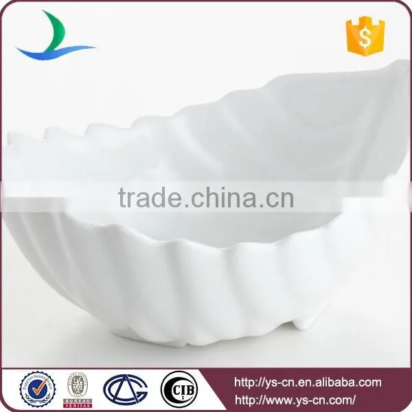 Unique Ceramic Big Salad Nut Leaf Bowls Made in China photo-2
