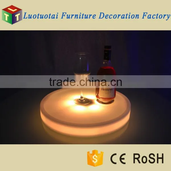PE Material Round Shape RGBW Color LED Wine Pallet for Events/party/wedding photo-5