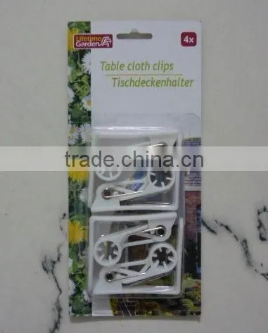 Plastic Table Cloth Clip Tablecloth Clips 4pcs Table Cloth Clamps Kitchen Tool photo-4