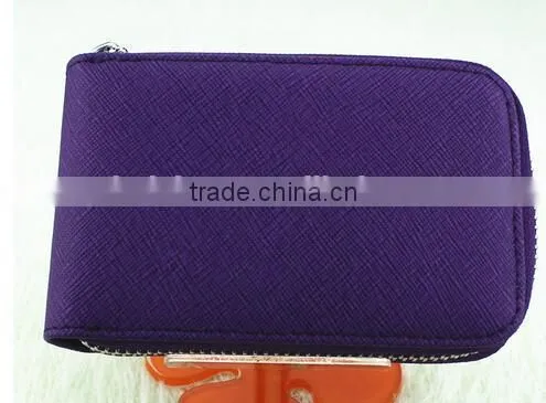 Cy278 Genuine Leather Card Holder Slim Wallet Card Wallet Double Organ Card Package Gift Card Holder photo-6