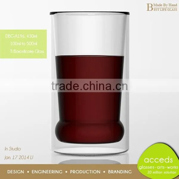 Heat-Resistant Custom New Funky Pyrex Clear Glass Water Mug photo-5
