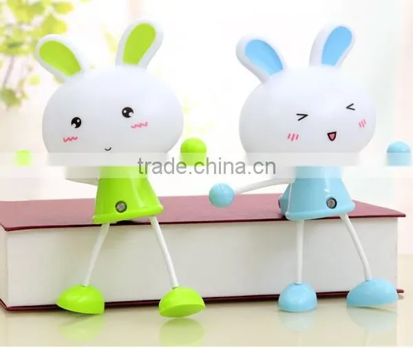 Plug Cartoon Animal Rabbit Led Motion Sensor Night Light photo-4